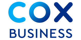 Cox Business logo in blue text