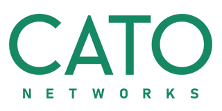 Cato Networks logo on black background